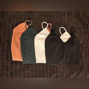 Sweater crop tank set